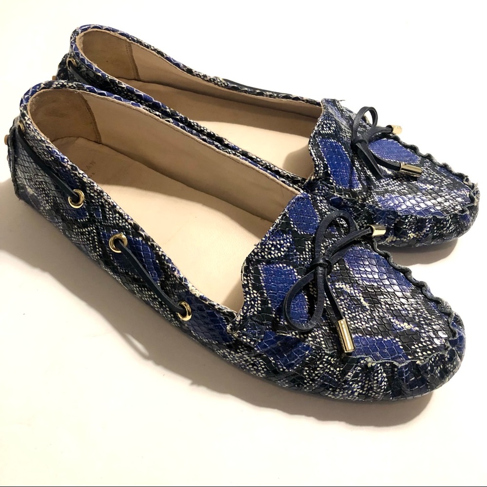Cole Haan Cary Snakeskin Loafers size 8.5 NWOB